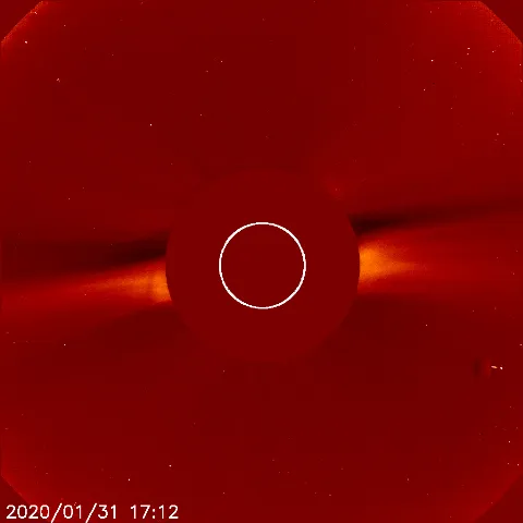 Image of solar wind