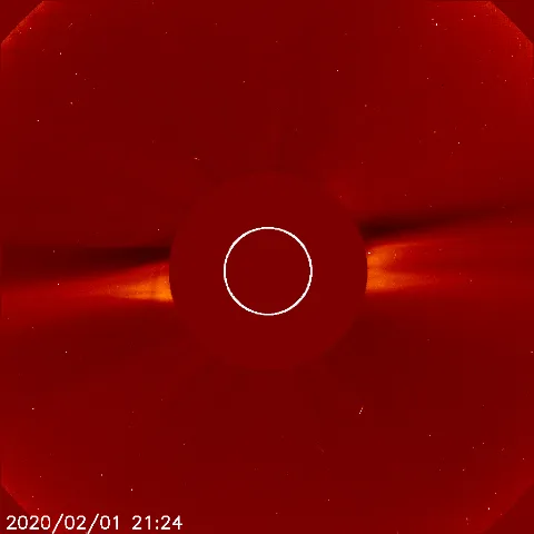 Image of solar wind