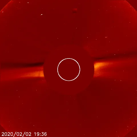 Image of solar wind