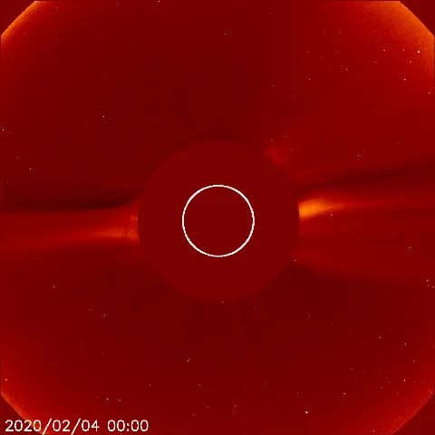 Image of solar wind