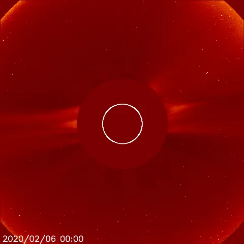 Image of solar wind