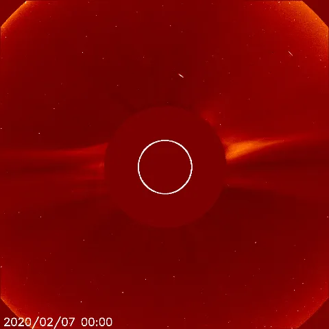 Image of solar wind