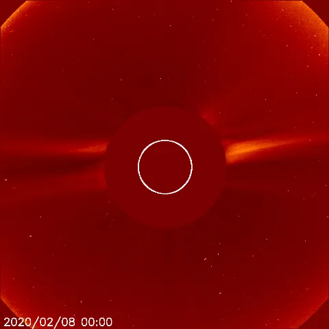 Image of solar wind