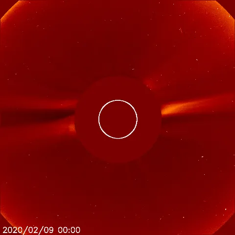 Image of solar wind