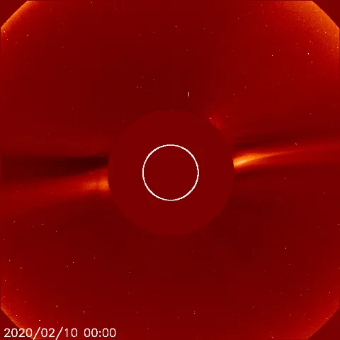 Image of solar wind