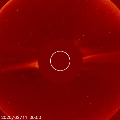 Image of solar wind