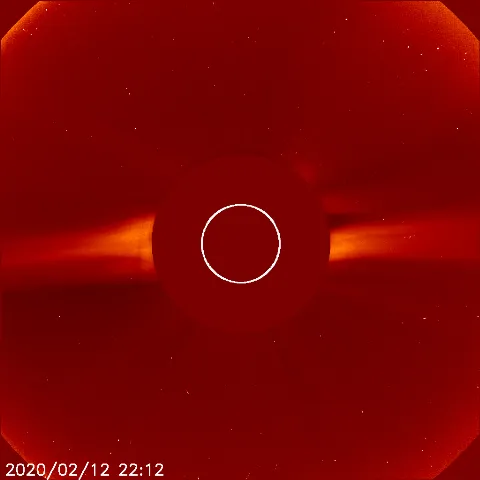 Image of solar wind