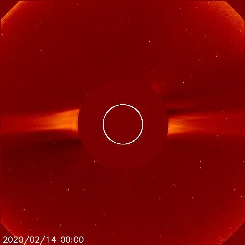 Image of solar wind