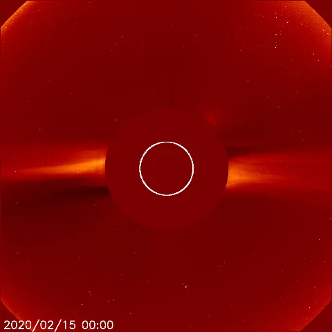 Image of solar wind