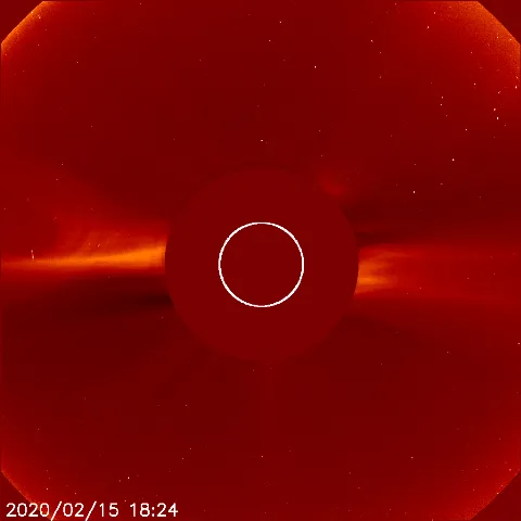 Image of solar wind