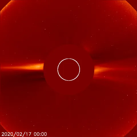 Image of solar wind