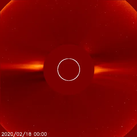 Image of solar wind