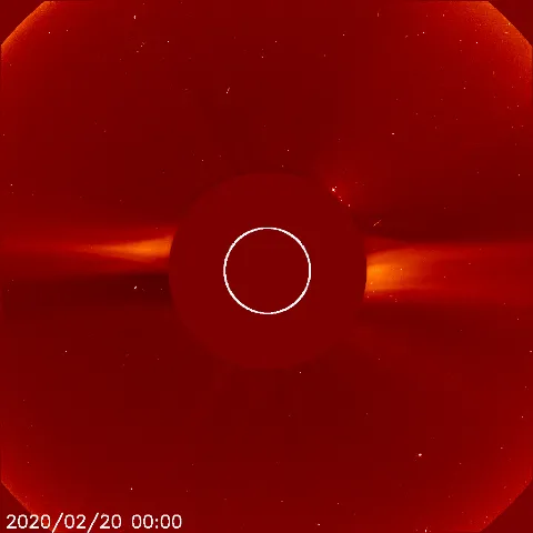 Image of solar wind