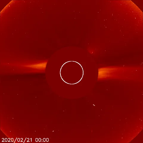 Image of solar wind