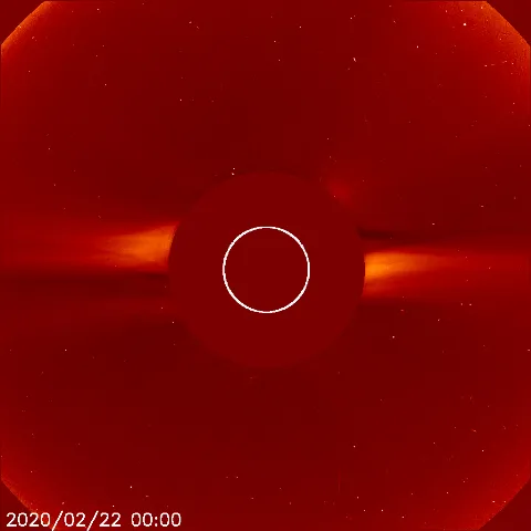 Image of solar wind