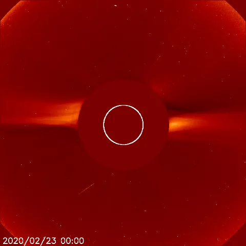 Image of solar wind