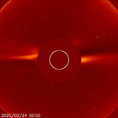 Image of solar wind