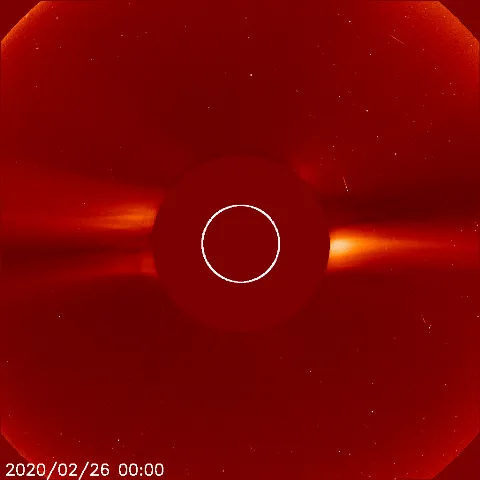 Image of solar wind