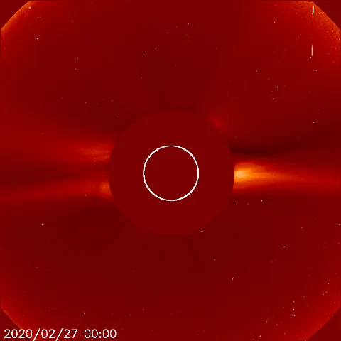 Image of solar wind