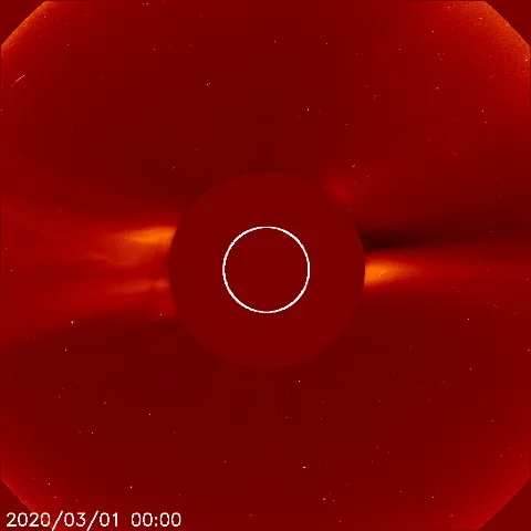 Image of solar wind