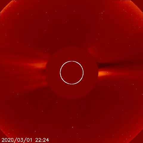 Image of solar wind