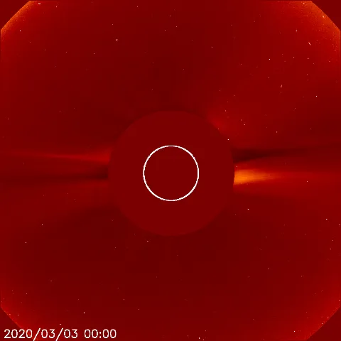 Image of solar wind