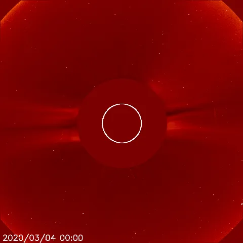 Image of solar wind