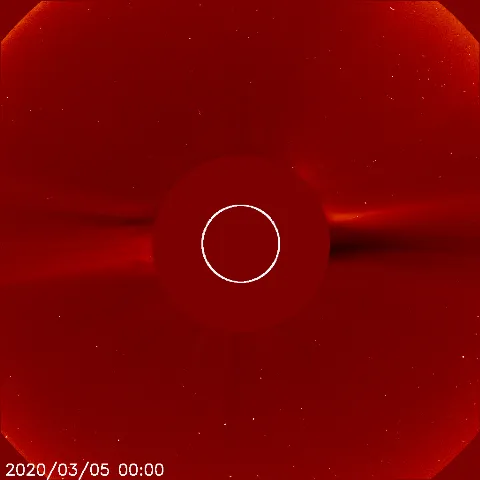 Image of solar wind