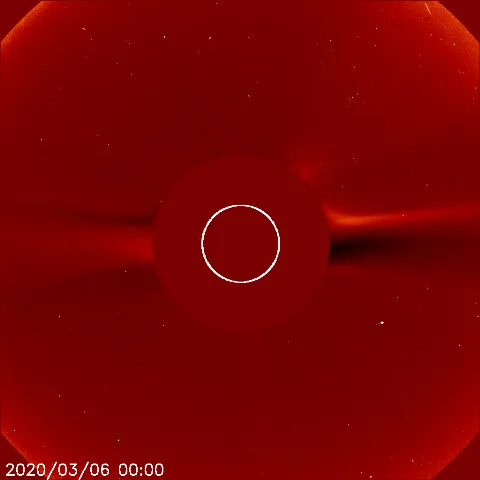 Image of solar wind