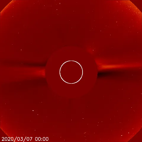 Image of solar wind