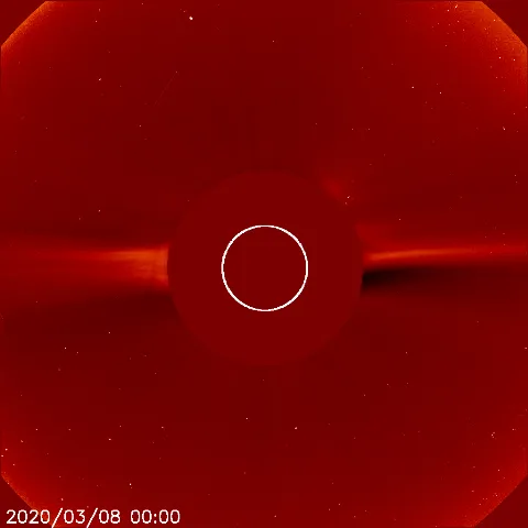 Image of solar wind