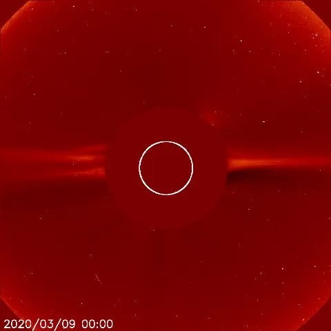 Image of solar wind