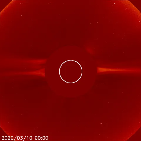 Image of solar wind