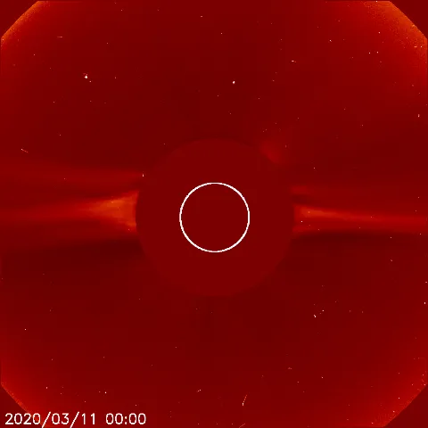 Image of solar wind