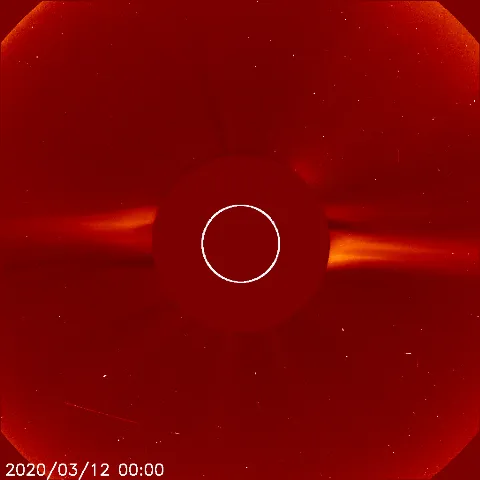 Image of solar wind