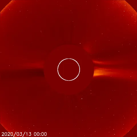 Image of solar wind