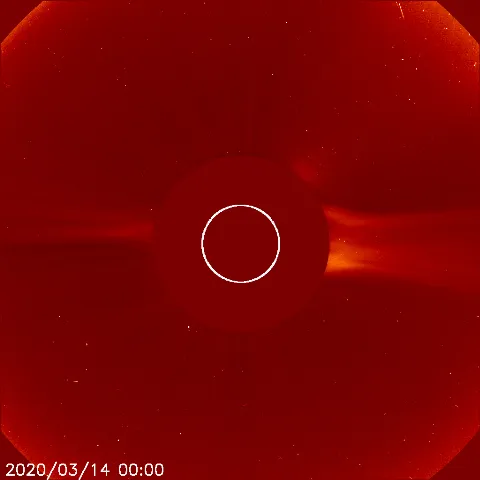 Image of solar wind