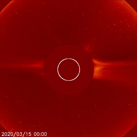 Image of solar wind