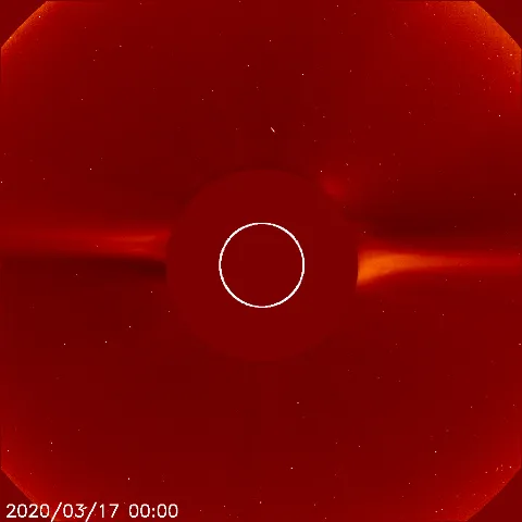 Image of solar wind