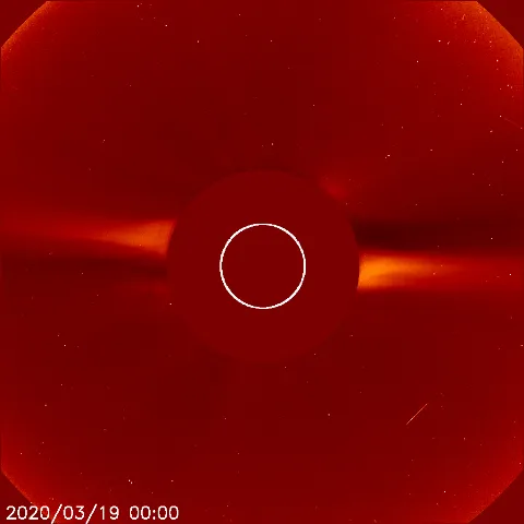 Image of solar wind