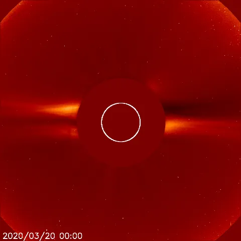 Image of solar wind