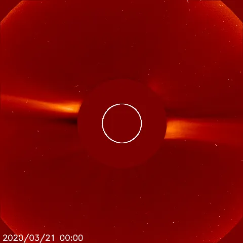 Image of solar wind