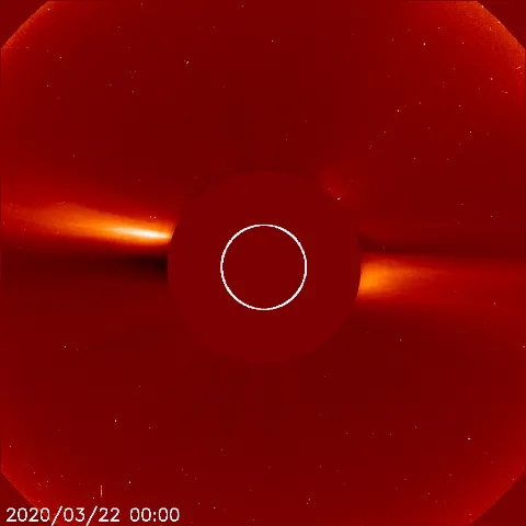 Image of solar wind