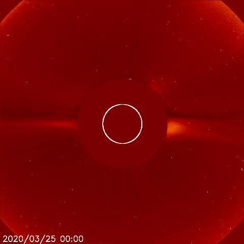 Image of solar wind