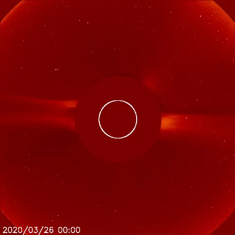 Image of solar wind