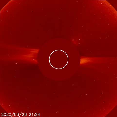 Image of solar wind