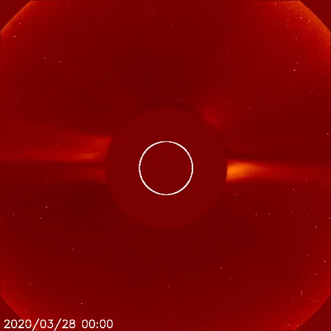 Image of solar wind