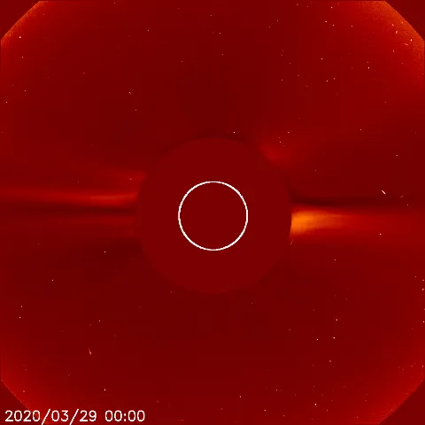 Image of solar wind