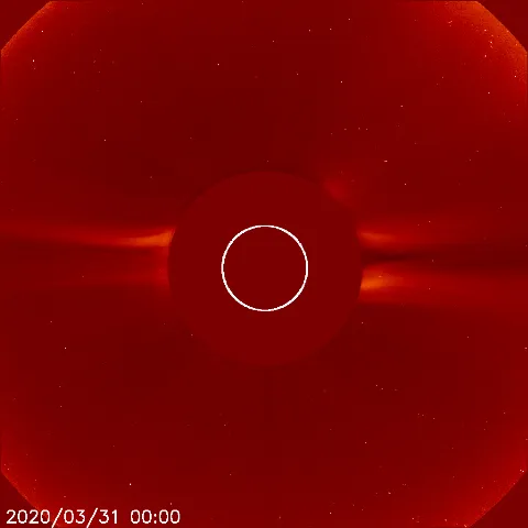 Image of solar wind