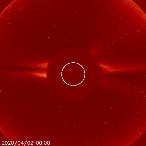 Image of solar wind